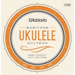 D'Addario EJ88B Ukulele Baritone Nyltech
